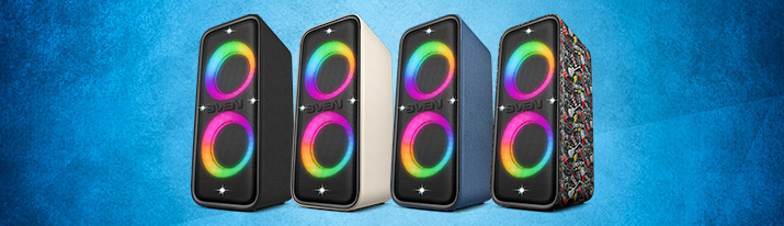 SVEN PS-1650 party speaker system — a sea of light, total freedom and 650 W of sound