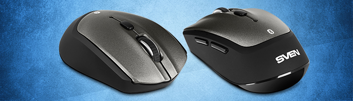 Bluetooth or radio channel? Select both for your new SVEN RX-585SW wireless mouse Bluetooth or radio channel? Select both for your new SVEN RX-585SW wireless mouse