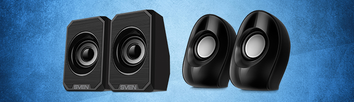SVEN 180/185 multimedia USB speakers — ocean of the sound in a compact body SVEN 180/185 multimedia USB speakers — ocean of the sound in a compact body