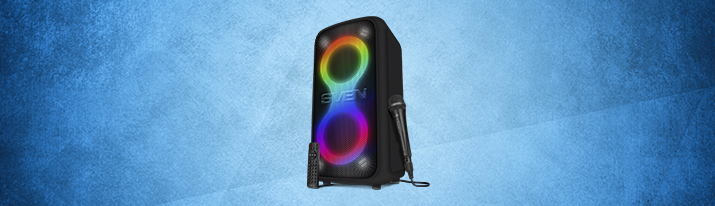 SVEN PS-960 party speaker system — the universal gathering point