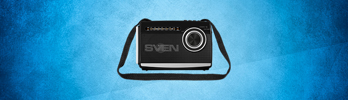 SVEN SRP-155 portable radio — the best of two eras