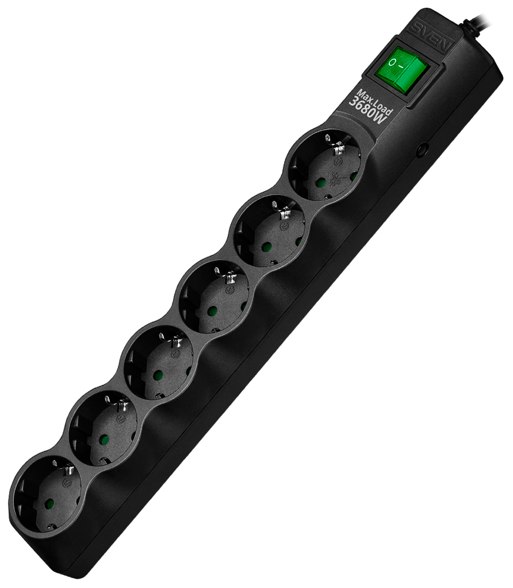 SVEN SF-06E-16 extension surge protector